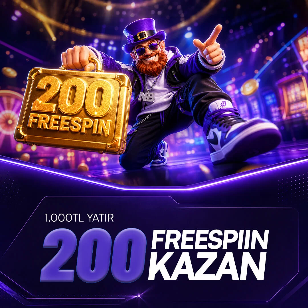  1000₺ YATIRIMA 200 FREESPIN HEDİYE!